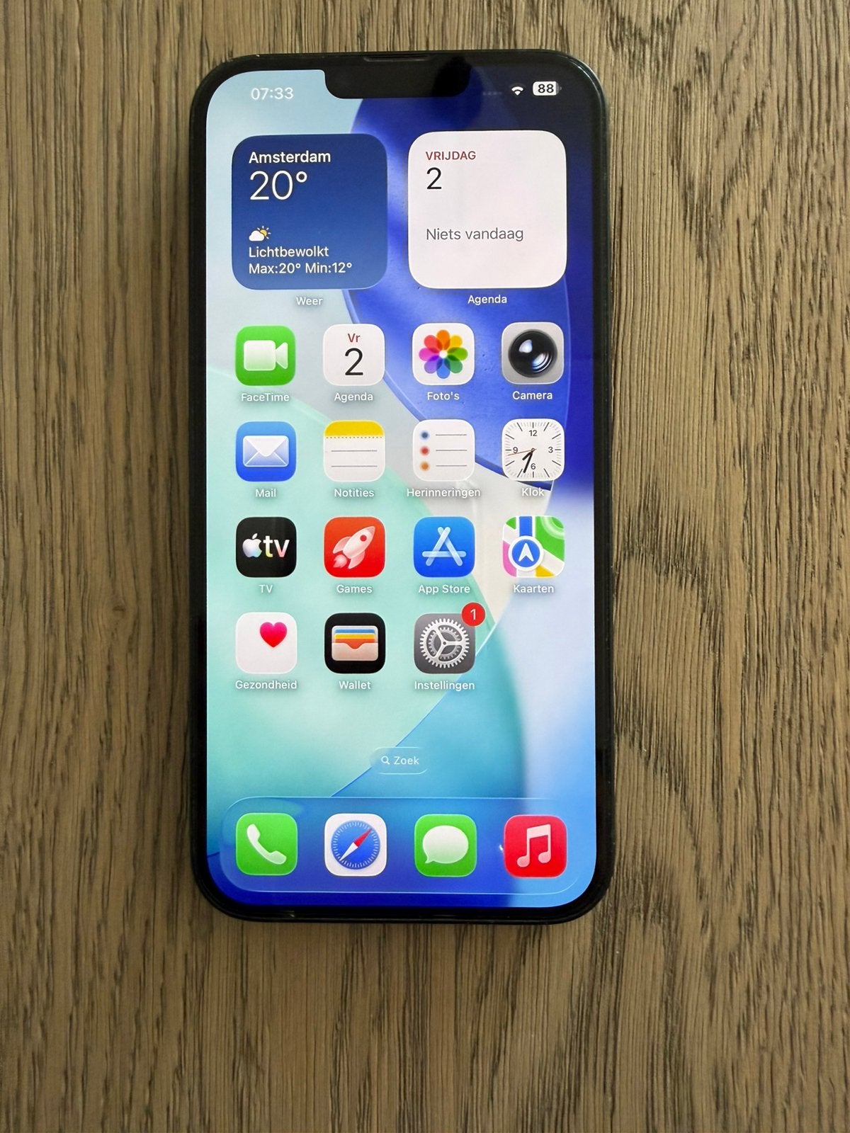 iPhone 14 plus blauw, Ophalen, 128 GB, IPhone 14 Plus, Blauw