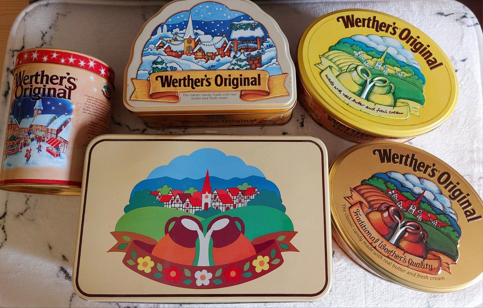 Werther's Original blikken, Ophalen of Verzenden, Gebruikt, Overige