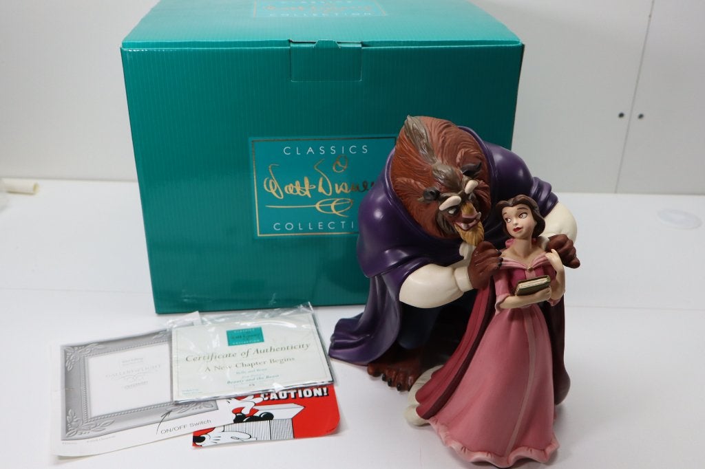 WDCC Beauty And The Beast (limited edtion 1500 Worldwide), Verzamelen, Beeldje of Figuurtje, Assepoester of Belle, Onbekend, Ophalen of Verzenden