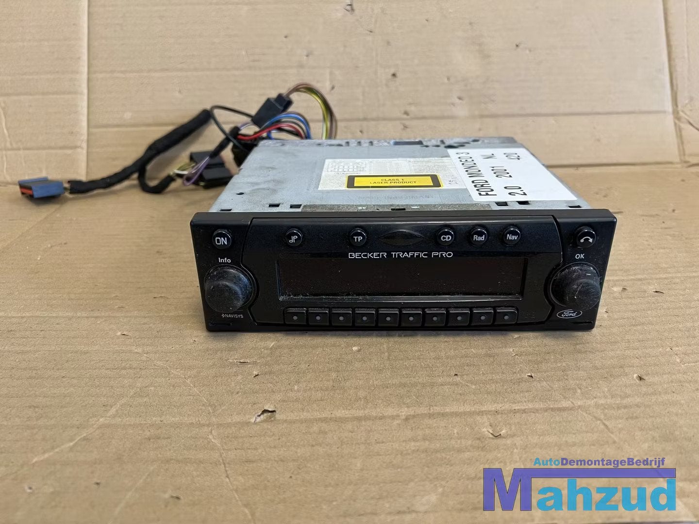 FORD MONDEO 3 1 Din RADIO cd speler 2000-2007, Auto-onderdelen, Gebruikt, Info@ford.com, Ophalen of Verzenden, Ford