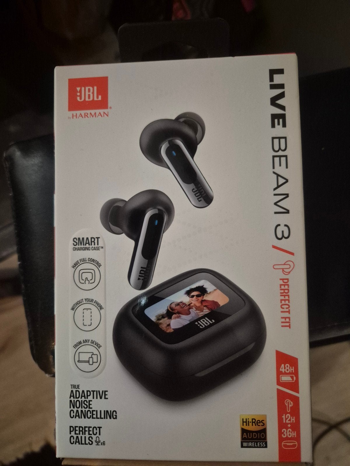 JBL Live Beam 3 Draadloze Oordopjes met Smart Charging Case, Ophalen of Verzenden, Nieuw, Draadloos