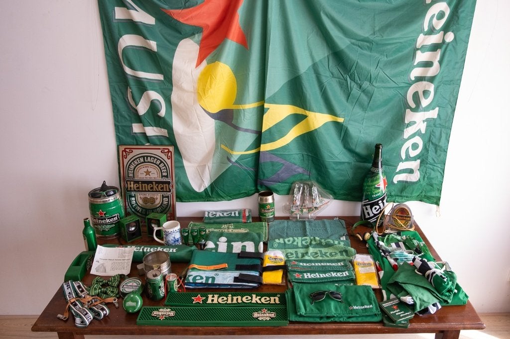 Heineken spullen, Verzamelen, Biermerken, Zo goed als nieuw, Overige typen, Heineken, Ophalen