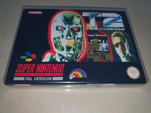 T2 The Arcade Game SNES Game Case, Avontuur en Actie, Verzenden, 1 speler, Zo goed als nieuw