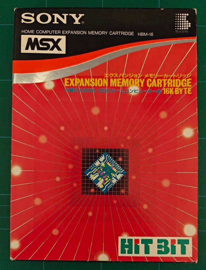 MSX 16KB Memory Expansion HBM 16- Sony Hitbit, Computers en Software, Vintage Computers, Ophalen of Verzenden