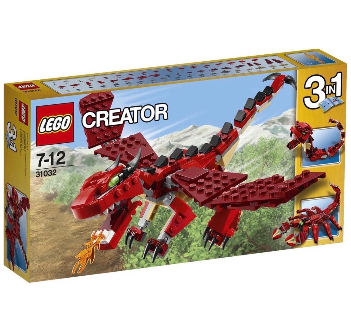 Lego Creator 31032 Rode Dieren 3-in-1 set - Compleet, Ophalen of Verzenden, Gebruikt