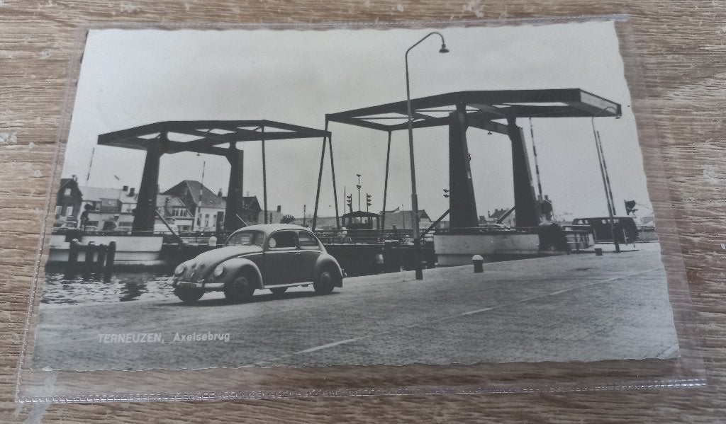 Ansichtkaart Terneuzen Axelsebrug, Ophalen of Verzenden, Gelopen, Zeeland
