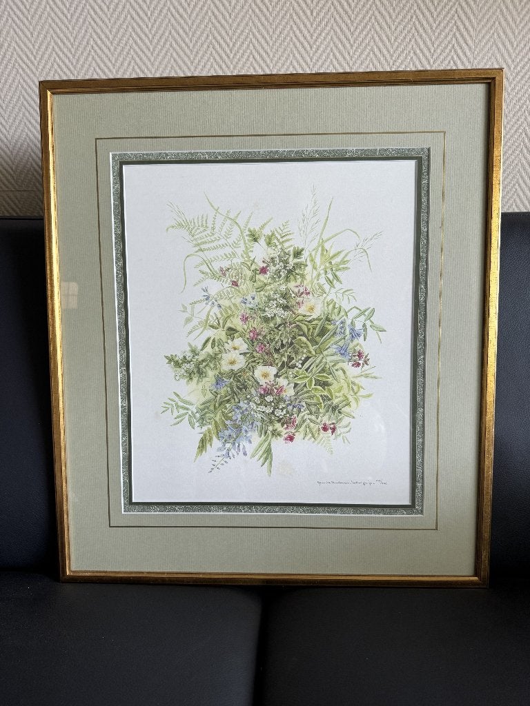 Janneke Brinkman-Salentijn handgesigneerde genummerde afdruk, Ophalen, Zo goed als nieuw, Minder dan 50 cm, Schilderij