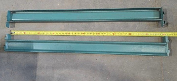 Stalen liggers 100cm tbv Hovuma grootvakstelling partij, Ophalen, Gebruikt, IJzer