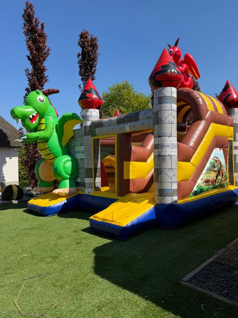 Springkussen "draak" te huur, Ophalen of Verzenden, Nieuw
