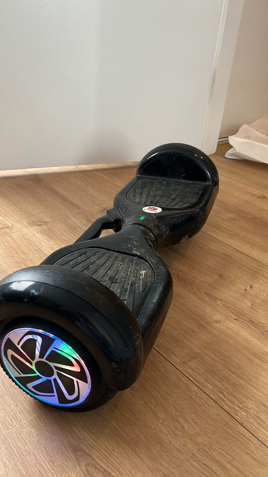 Zwarte hoverboard met gratis karretje, Ophalen, Gebruikt, Overige typen