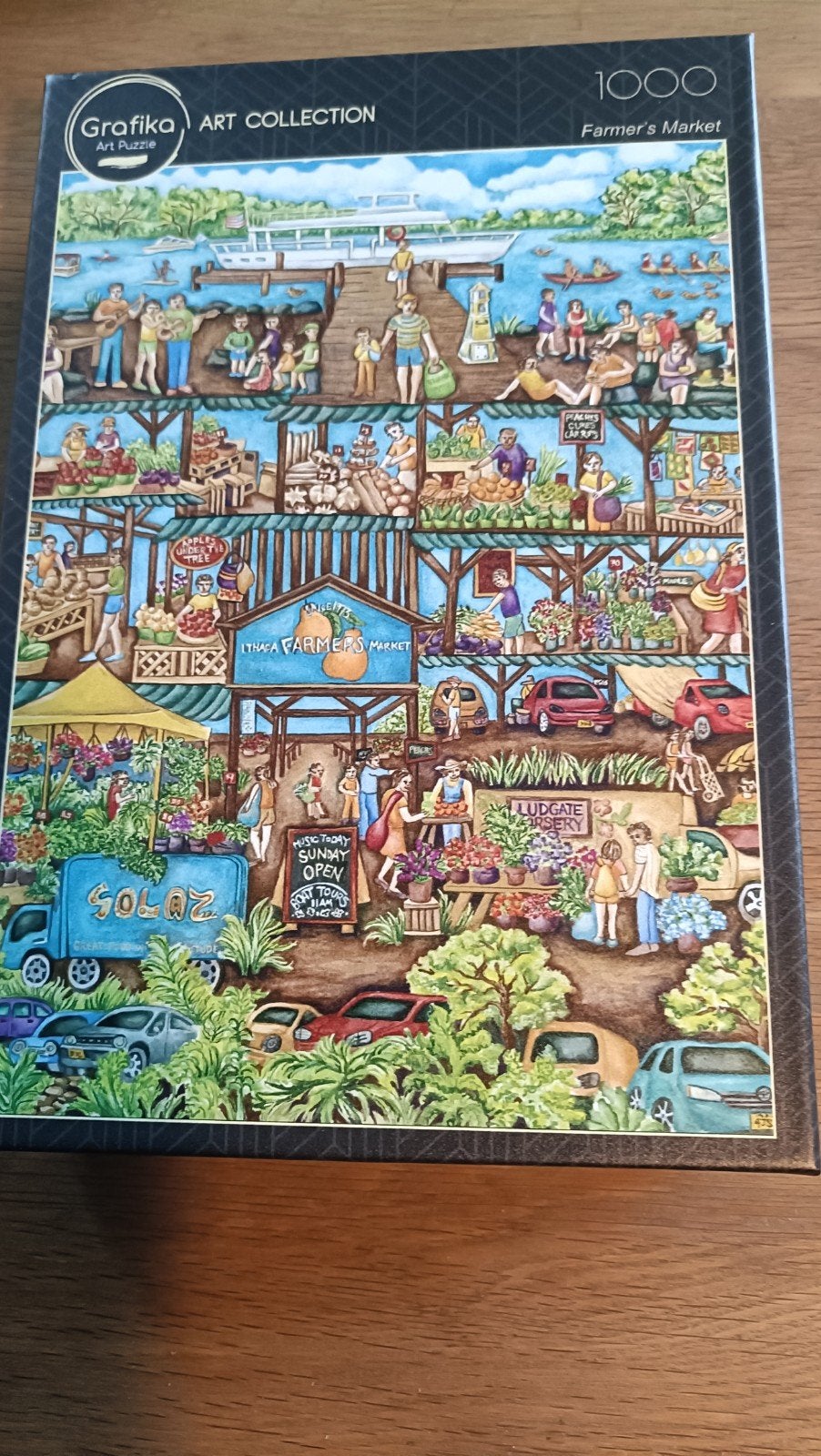 Grafika, Farmers Market, 1000 stukjes, Ophalen of Verzenden, 500 t/m 1500 stukjes, Zo goed als nieuw