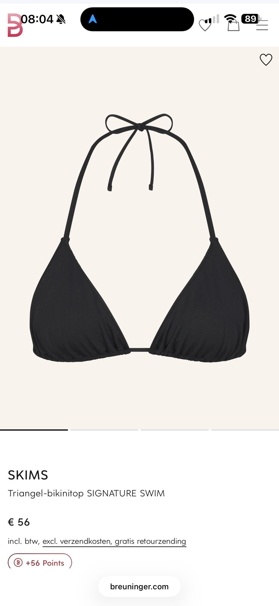 Skims Bikini Sets Maat L - Zwart Signature & Rood Iconic, Kleding | Dames, Ophalen of Verzenden, Nieuw, Zwart, Bikini