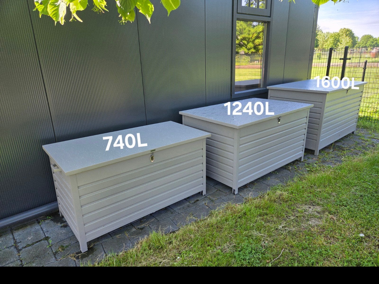 GARDEN IMPRESSIONS ALUMINIUM KUSSEN KIST 1600L €400, Ophalen, Nieuw
