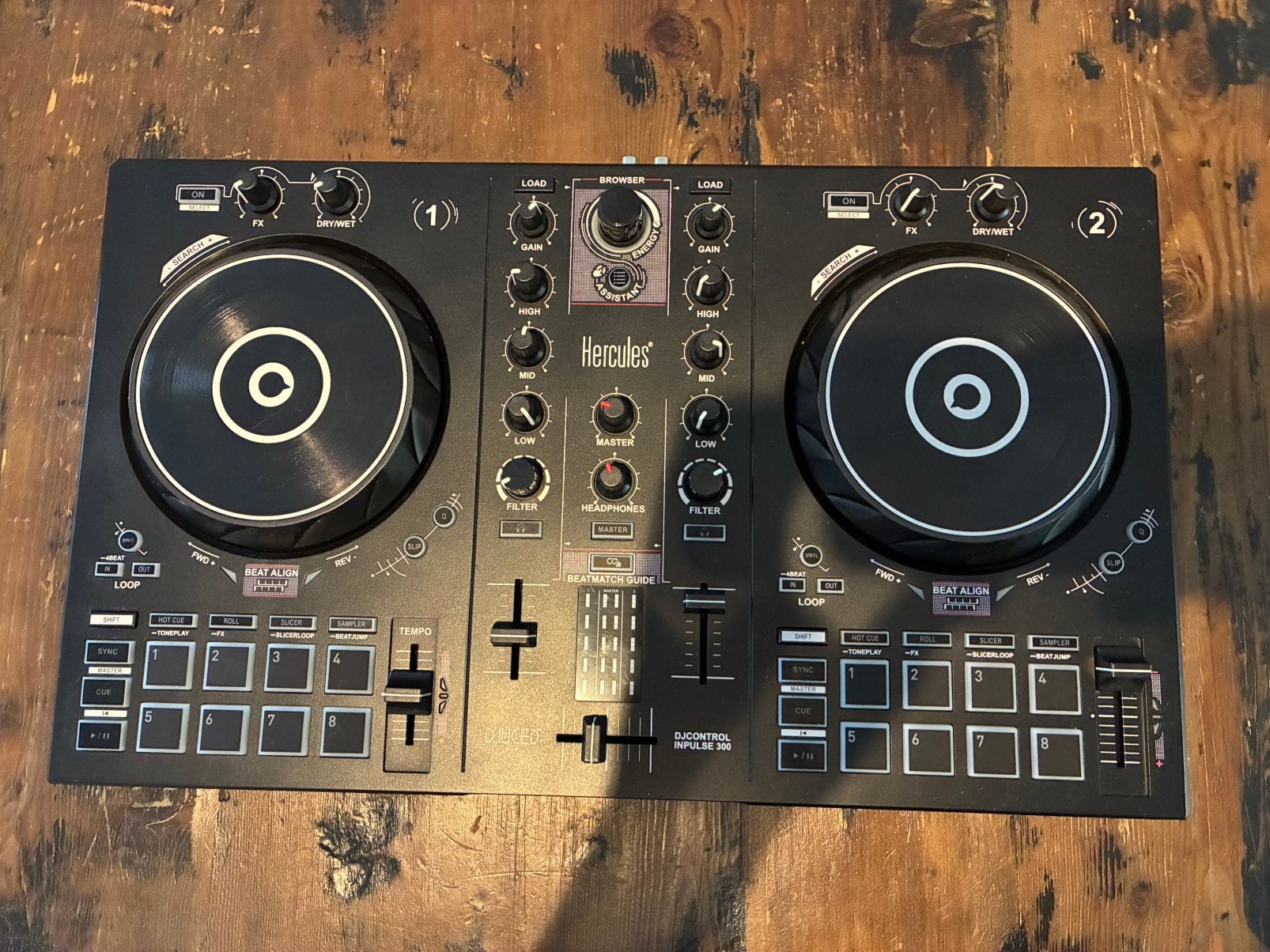 Hercules Inpulse 300 DJ set, Muziek en Instrumenten, Dj-sets en Draaitafels, Ophalen of Verzenden, Zo goed als nieuw, Overige merken