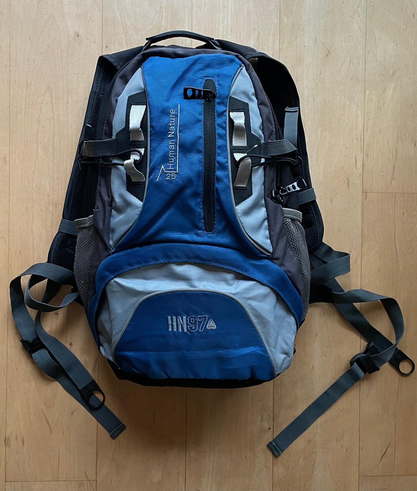 Human Nature Cool Air rug comfort 25 liter blauw, Ophalen of Verzenden, Zo goed als nieuw, Rugzak