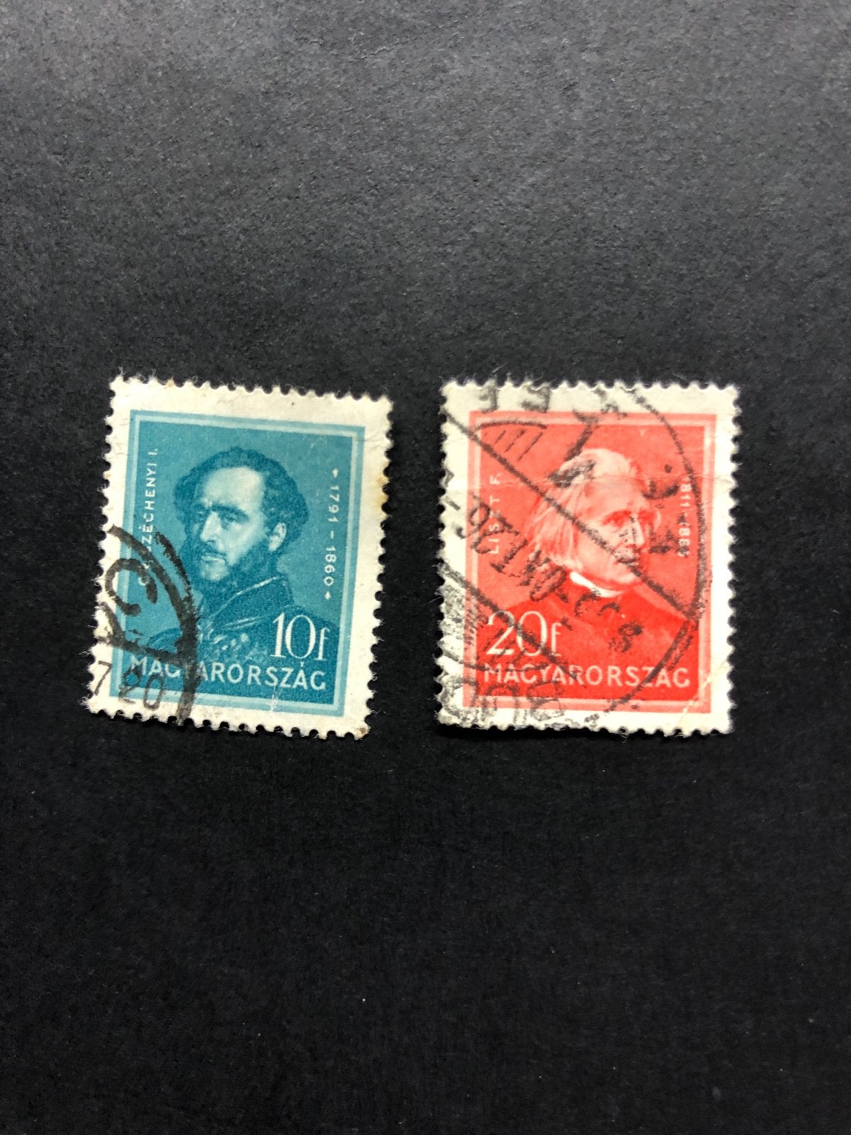 Hongarije kopjes 1932 gestempeld, Ophalen of Verzenden, Gestempeld