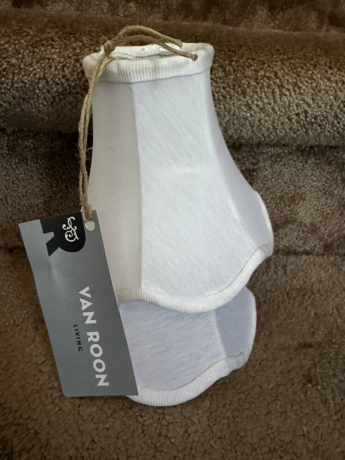 Set nieuwe witte knijp kapjes van Van Roon Living, Overige typen, Wit, Nieuw, Ophalen of Verzenden