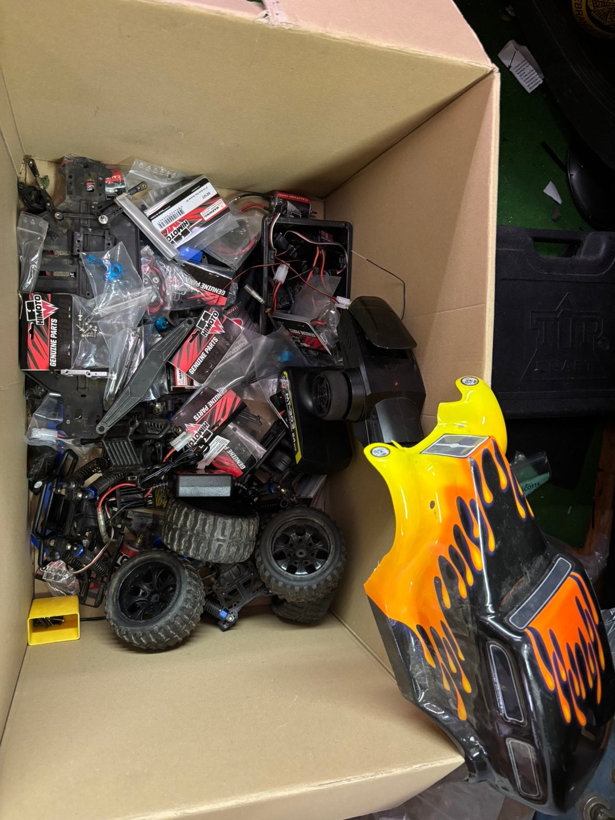 Rc auto himoto hsp, Ophalen of Verzenden, Zo goed als nieuw