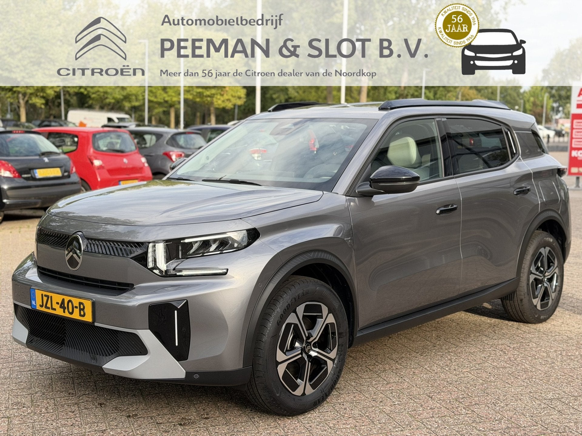 Citroën Ë-C3 Aircross Max 113pk Extended Range 54 kWh Elec, Dealer onderhouden, Stof, Gebruikt, Zwart