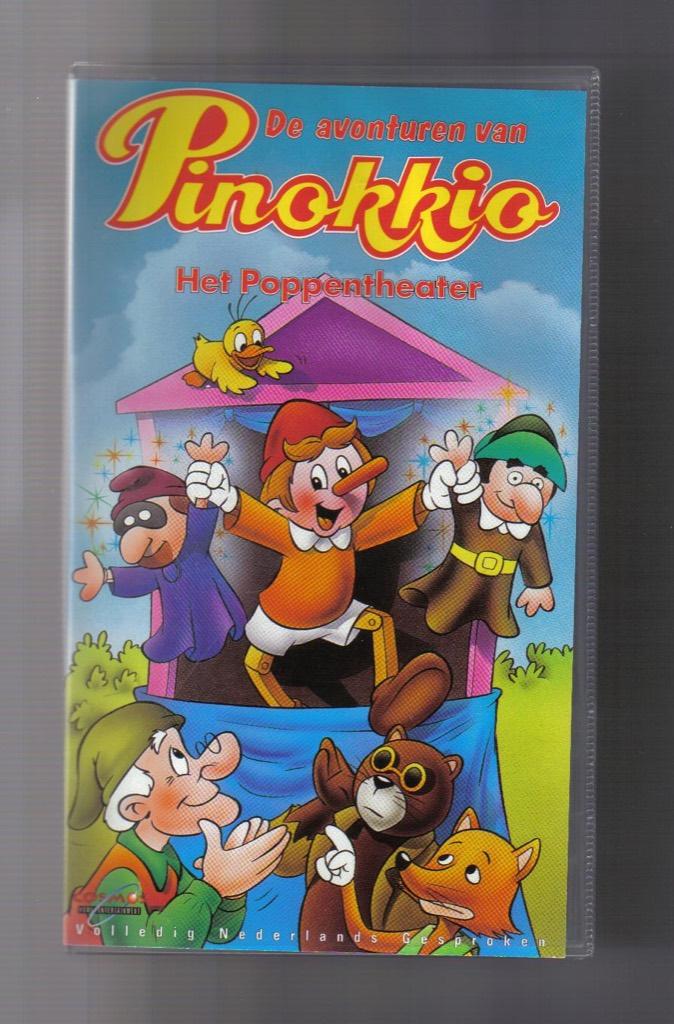 Videoband Pinokkio - Pinokkio, het Poppentheater , Alle leeftijden, Ophalen of Verzenden, Gebruikt