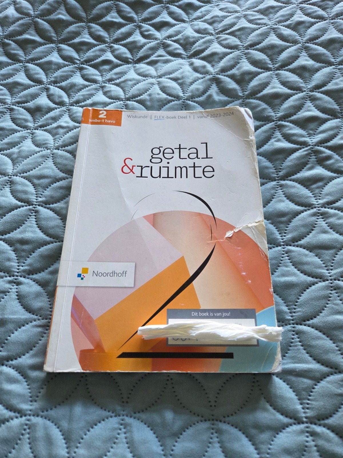 Getal & Ruimte Wiskunde FLEX-boek Deel 1 vmbo-t havo, Wiskunde A, Noordhoff, Ophalen of Verzenden, Gelezen
