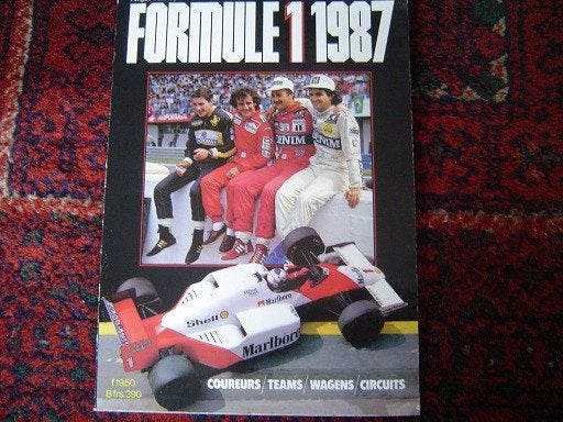 Formule 1 1987 by Anjes Verhey coureurs teams wagens, Ophalen of Verzenden, Formule 1