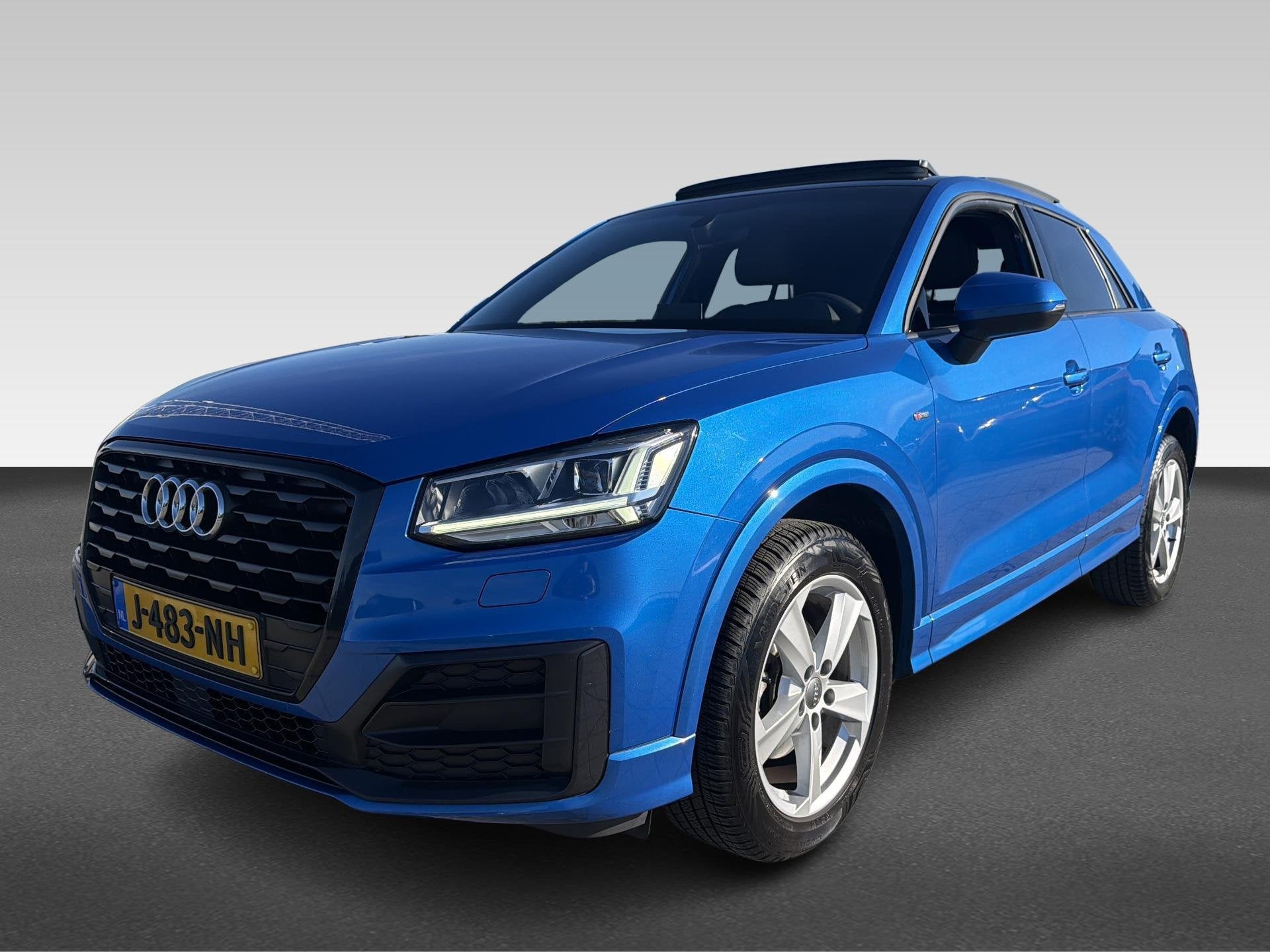 Audi Q2 35 TFSI 150pk S tronic S Edition, Auto's, 15 km/l, 4 cilinders, Blauw, Origineel Nederlands