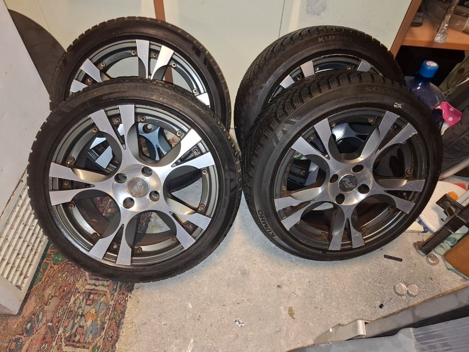 Set 4x 185/50 R16 Banden met PLW Aluvelgen | Kumho All Seaso, Ophalen of Verzenden