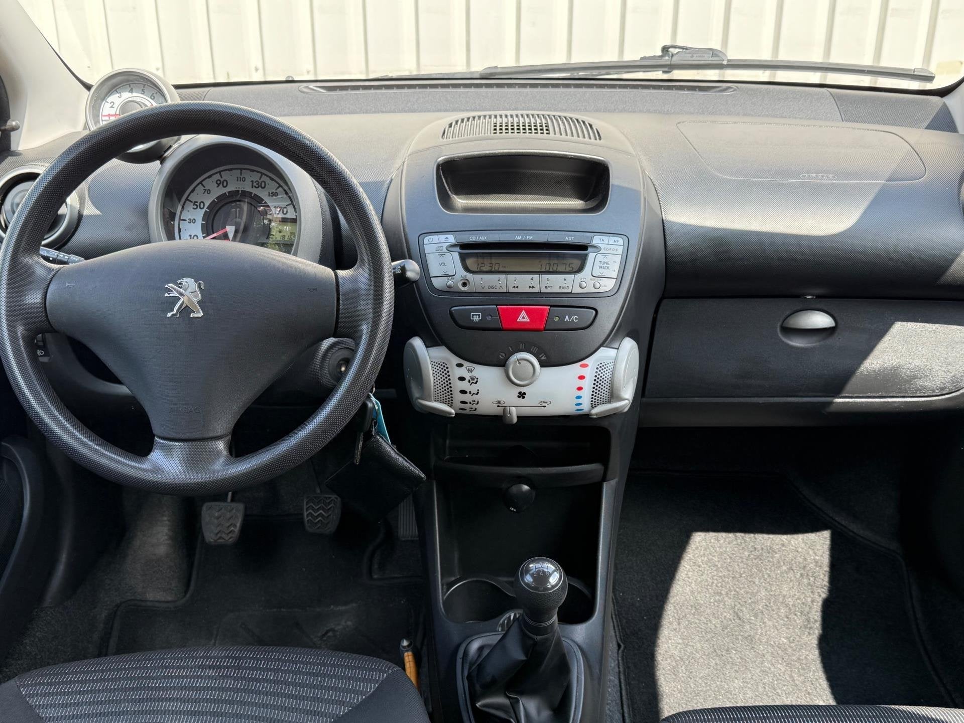 Peugeot 107 1.0 Active 2e Eigenaar,Airco,ElektrischeRamen,IS, Auto's, Voorwielaandrijving, Euro 5, Stof, Gebruikt