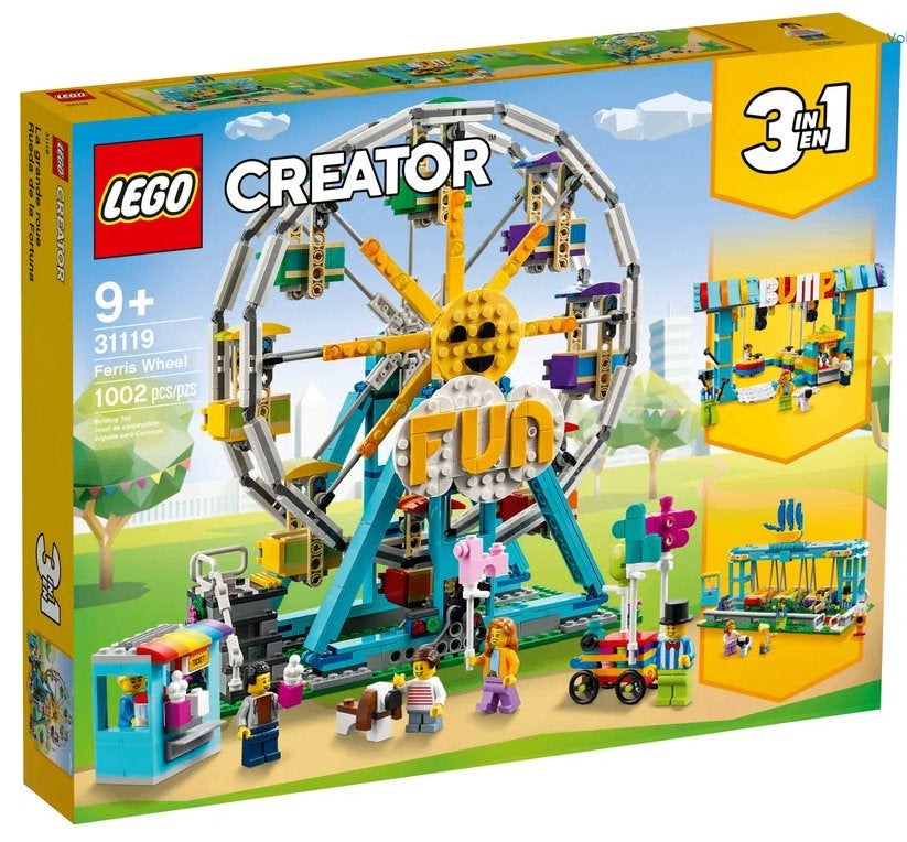 Lego Creator 3 in 1 Reuzenrad (31119) NIEUW, Nieuw, Ophalen of Verzenden, Compleet, Lego