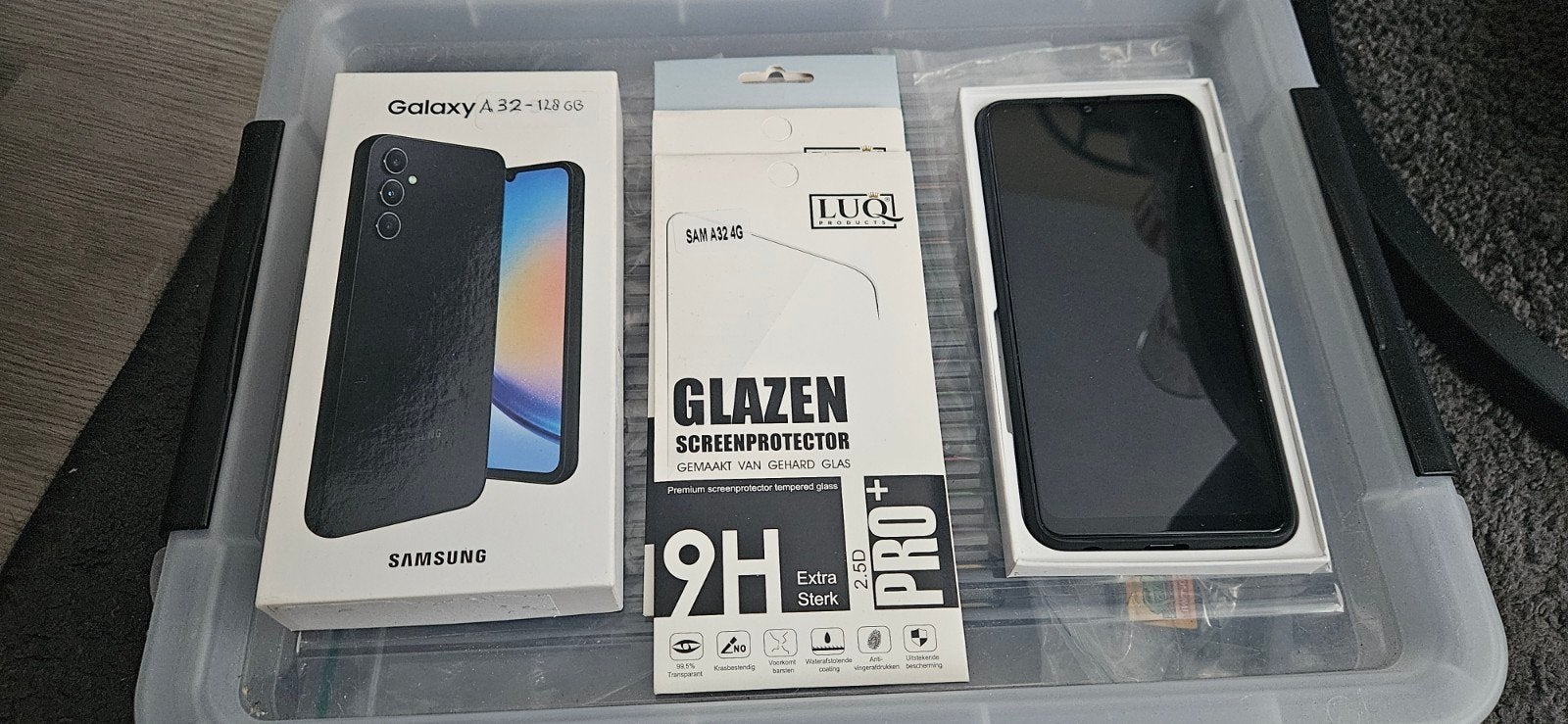 Samsung A32 128 GB Nieuwstaat met accessoires, Telecommunicatie, Mobiele telefoons | Samsung, Ophalen of Verzenden