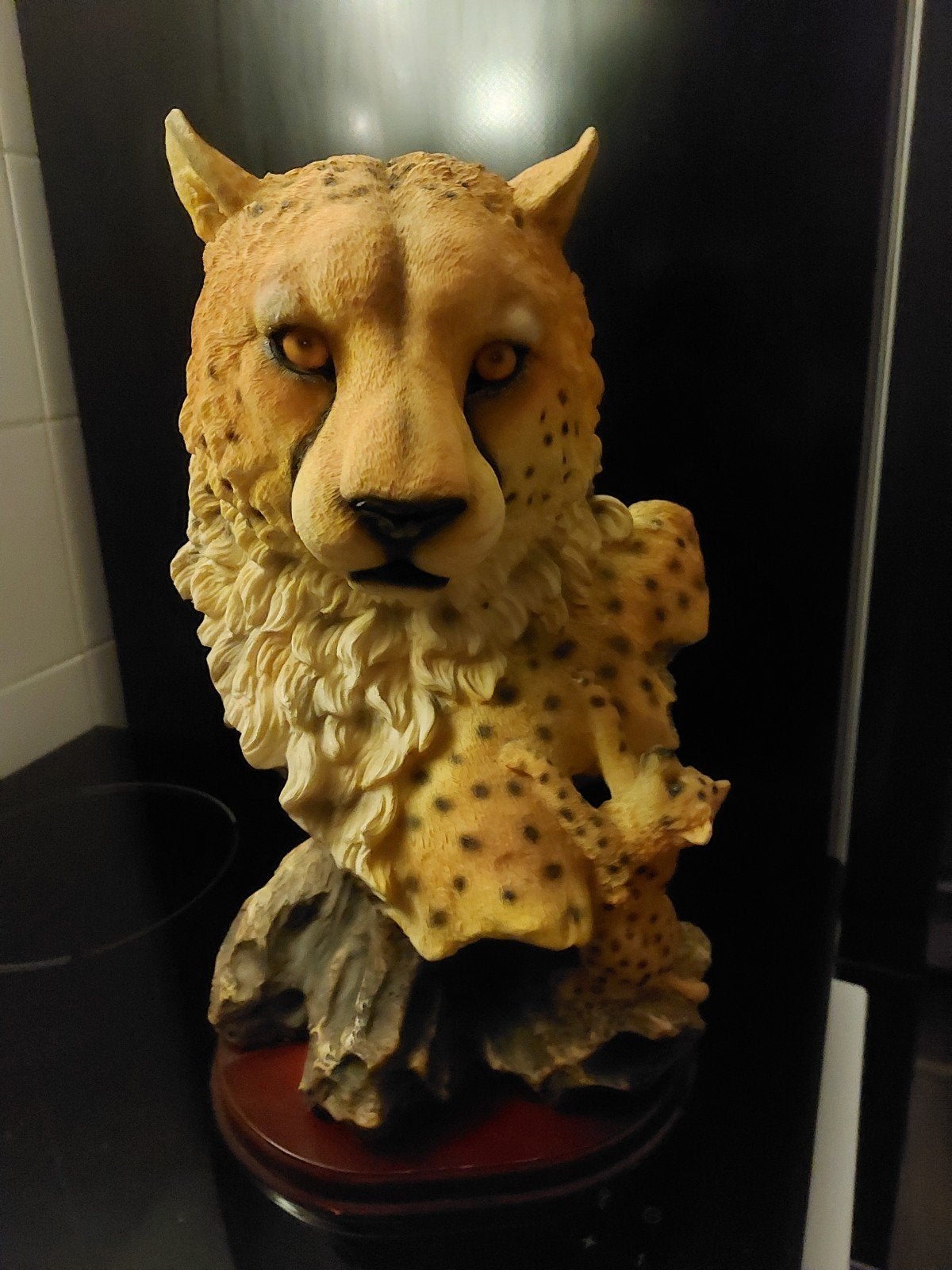 panter borstbeeld, Antiek en Kunst, Ophalen, Beeld, 20 - 50 cm