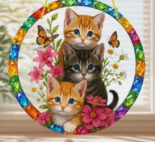 Raamhanger 3 Katten, Ophalen of Verzenden, Nieuw