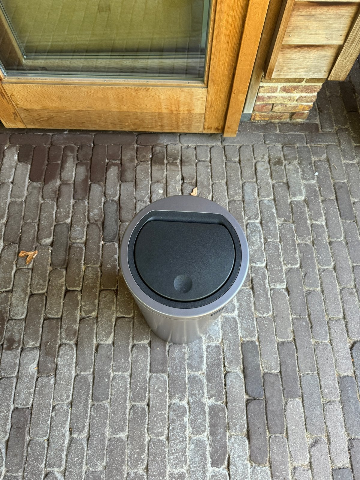 Brabantia Prullenbak - 30 liter - Platinum, Ophalen, 20 tot 30 liter, Zo goed als nieuw, 75 – 100