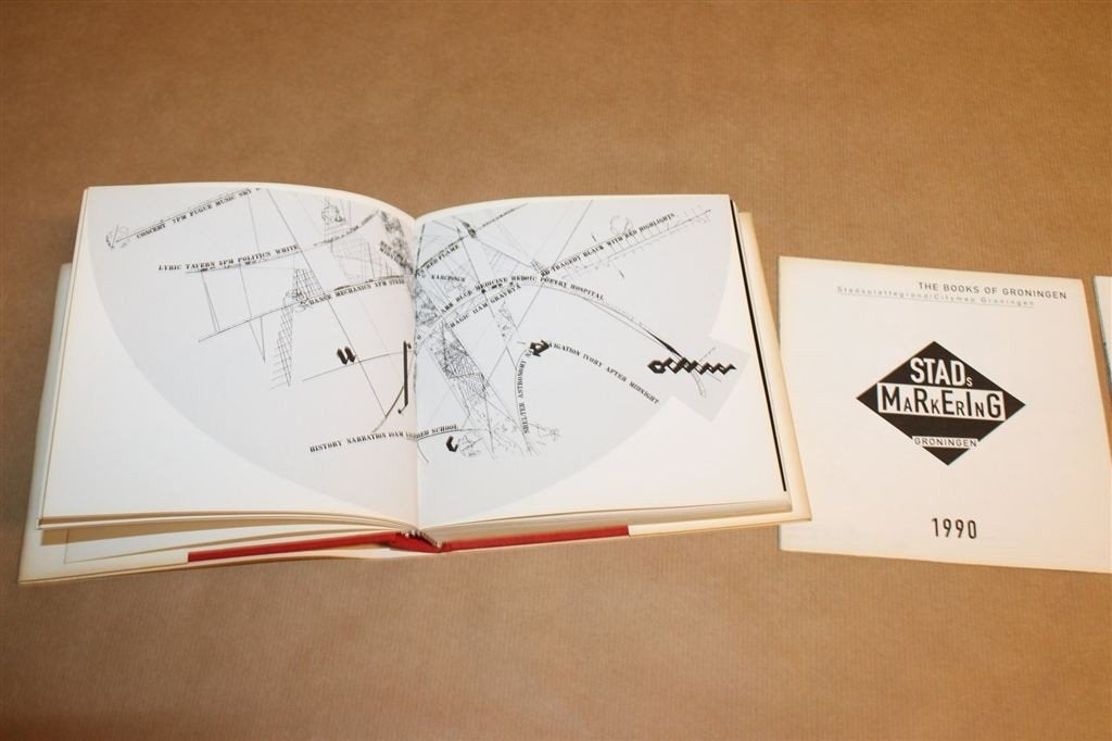 Stadsmarkering Groningen — Stadsgrenzen, met kaarten 1990, Ophalen of Verzenden, Gelezen