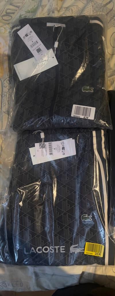 Lacoste trainingspak, nieuw met kaartjes, maat M, Ophalen of Verzenden, Nieuw, Maat 48/50 (M), Zwart