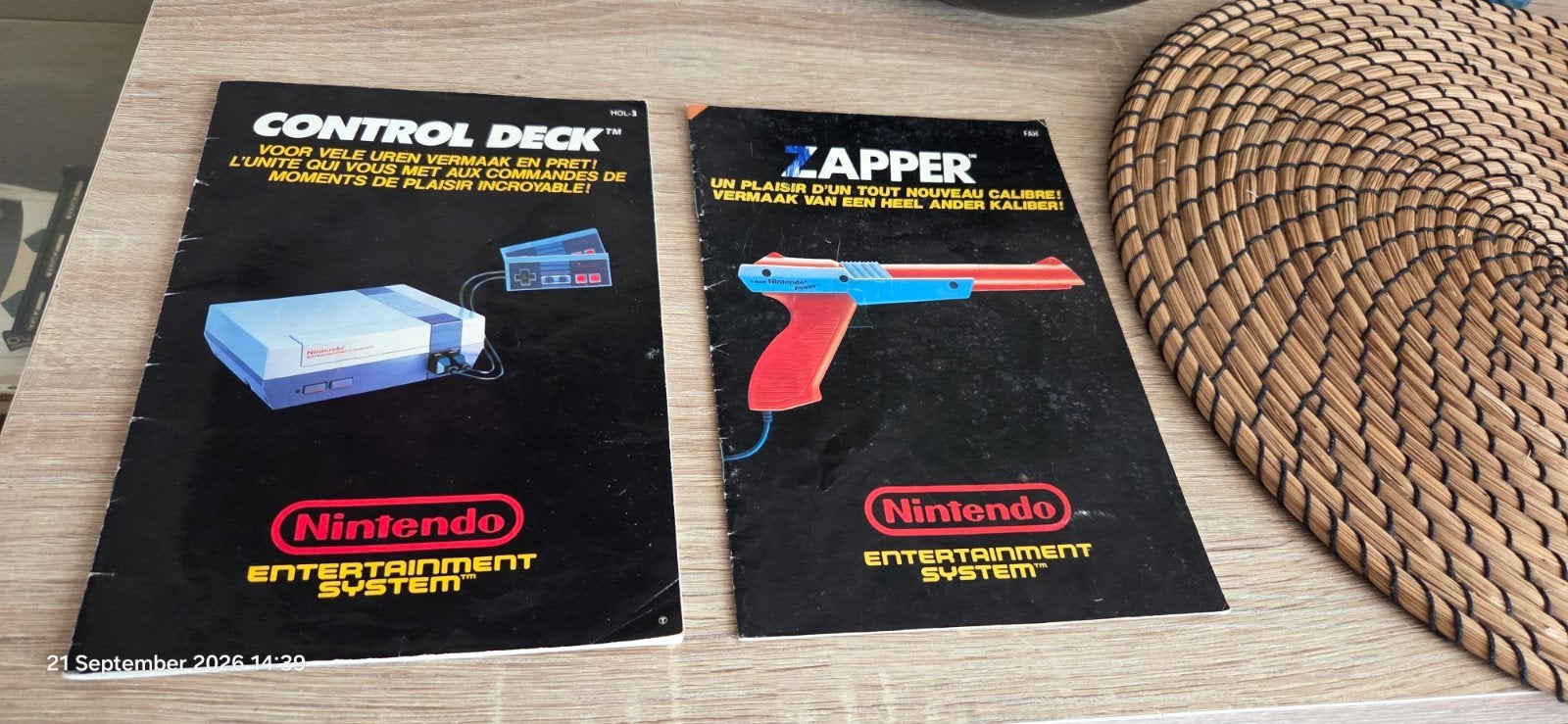 Nintendo entertainment system en zapper  handleiding boekjes, Spelcomputers en Games, Gebruikt, 1 speler, Eén computer, Ophalen of Verzenden