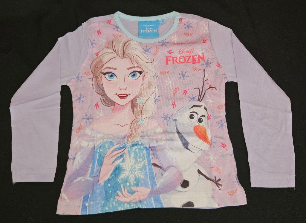 Frozen pyjama Elsa en Olaf katoen paars maat 110, Disney, Nacht- of Onderkleding, Nieuw, Ophalen of Verzenden