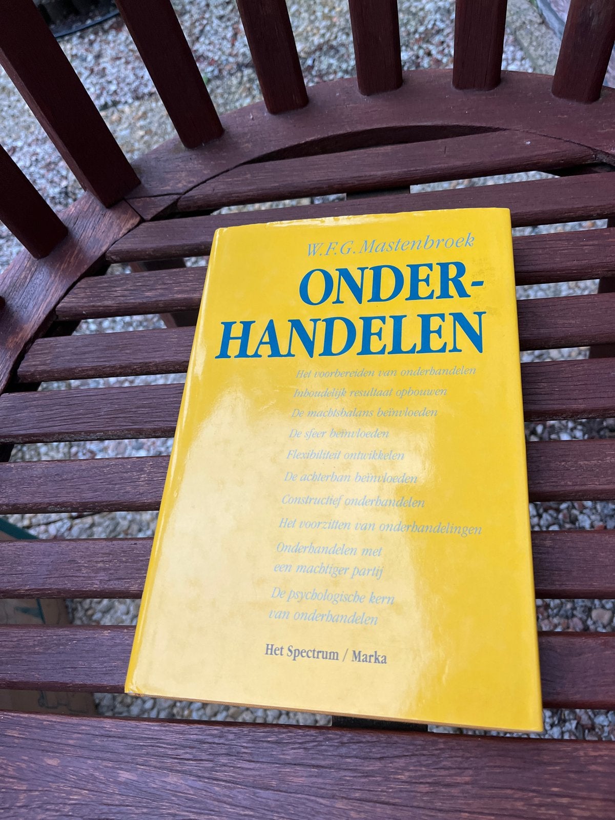 W.F.G. Mastenbroek - Onderhandelen, Sociale wetenschap, Ophalen of Verzenden, Zo goed als nieuw, W.F.G. Mastenbroek