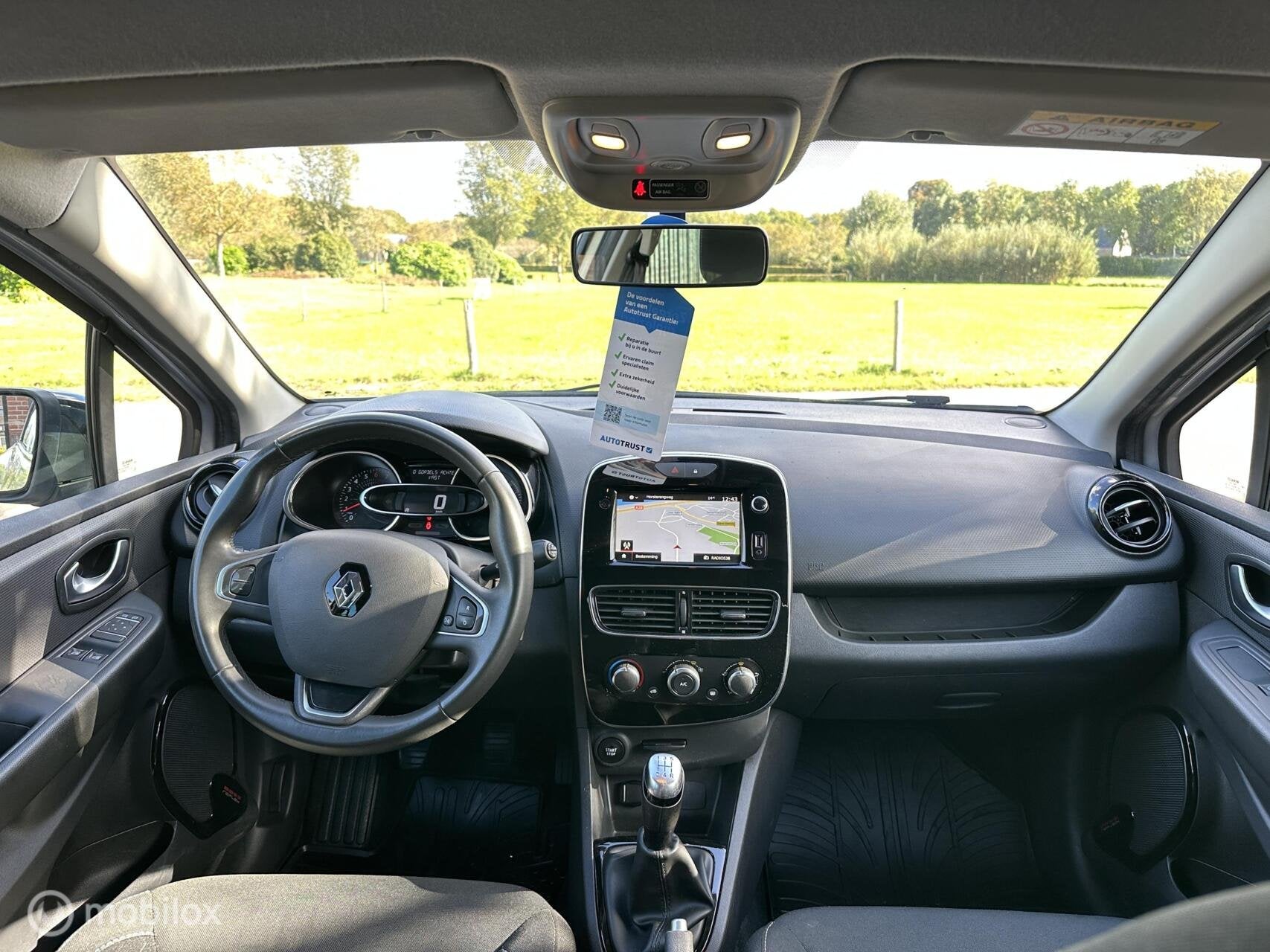 Renault Clio Estate 0.9 TCe Limited 2019 Trekhaak Cruise✅, Voorwielaandrijving, Stof, Gebruikt, Met garantie (alle)