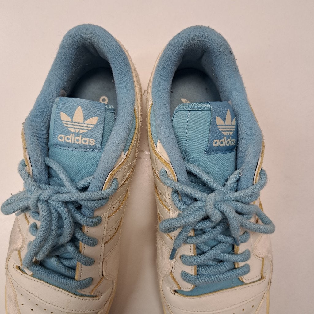 Adidas sneakers creme + blauwe veters(rivalry?) 46 2/3 50725, Blauw, ., Ophalen of Verzenden, Sneakers of Gympen