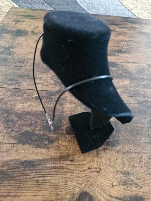 Ketting Met lila doorzichtig hart h3, Sieraden, Tassen en Uiterlijk, Kettingen, Verstelbaar, Paars, Onbekend, Nieuw