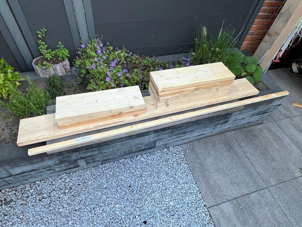 Partij rest Vuren hout, Ophalen, Nieuw, 50 mm of meer, Balk