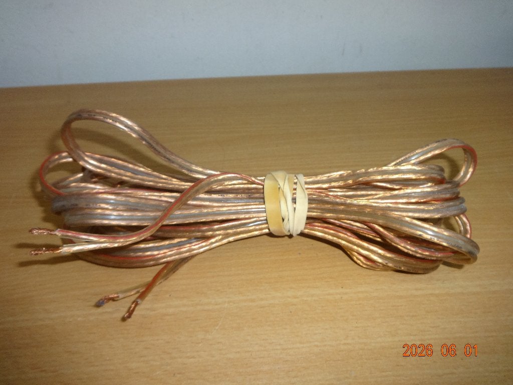 5.8 meter VLS Ultra OFC Loudspeaker Cable, 2x 1.5 mm, Ophalen of Verzenden, Gebruikt, 2 tot 5 meter, Luidsprekerkabel