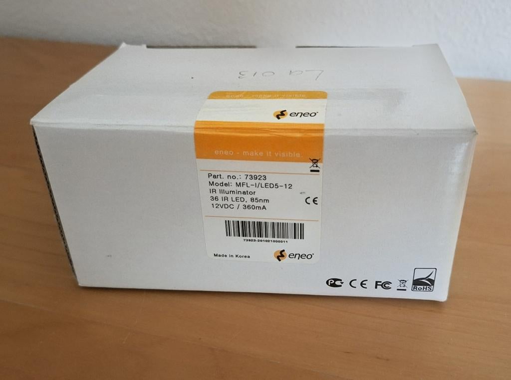 Eneo MFL-I/LED5-12 IR CCTV camera lighting, Ophalen of Verzenden