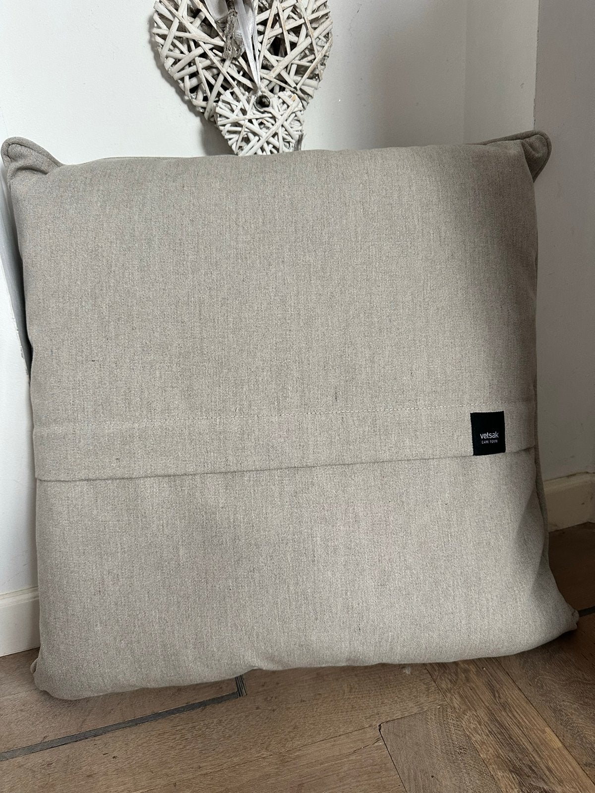 Vetsak Big Pillow - Linen Resistant Stone - nooit gebruikt, Overige merken, Afneembare hoes, Vierkant, Nieuw