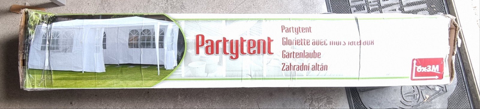 Partytent 6x3 meter, Tuin en Terras, Partytenten, Ophalen, Partytent, Minder dan 4 meter, 2 meter of meer