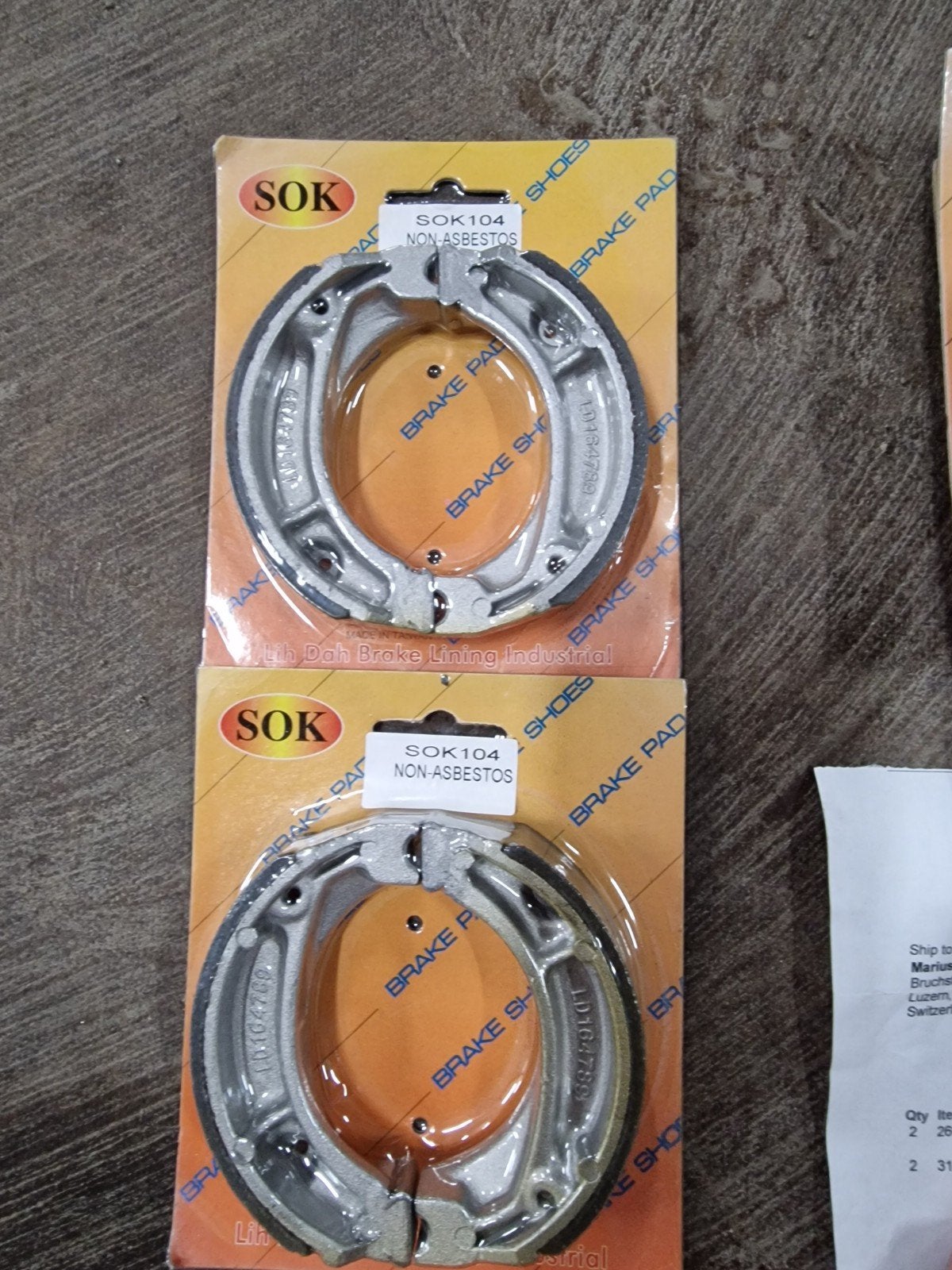 Honda MBX MTX NS SL remschoenen, nieuw verpakt. 2x., Ophalen of Verzenden, Nieuw, Overige merken