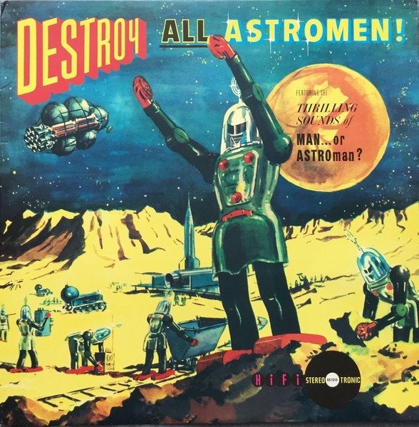 man or astroman/destroy all astromen-garage/punk/su-ZELDZAAM, Verzenden, Zo goed als nieuw, 12 inch, Alternative Rock