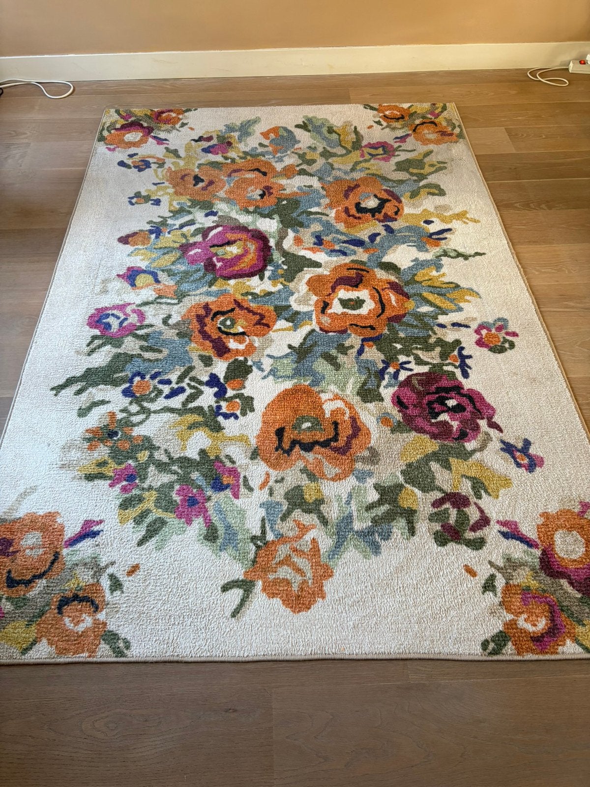 Vloerkleed, Ophalen, Beige, 150 tot 200 cm, 200 cm of meer